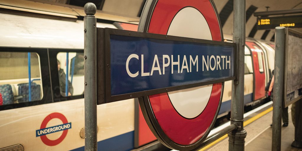 London underground for Clapham North navigating to Direct Dental Clapham